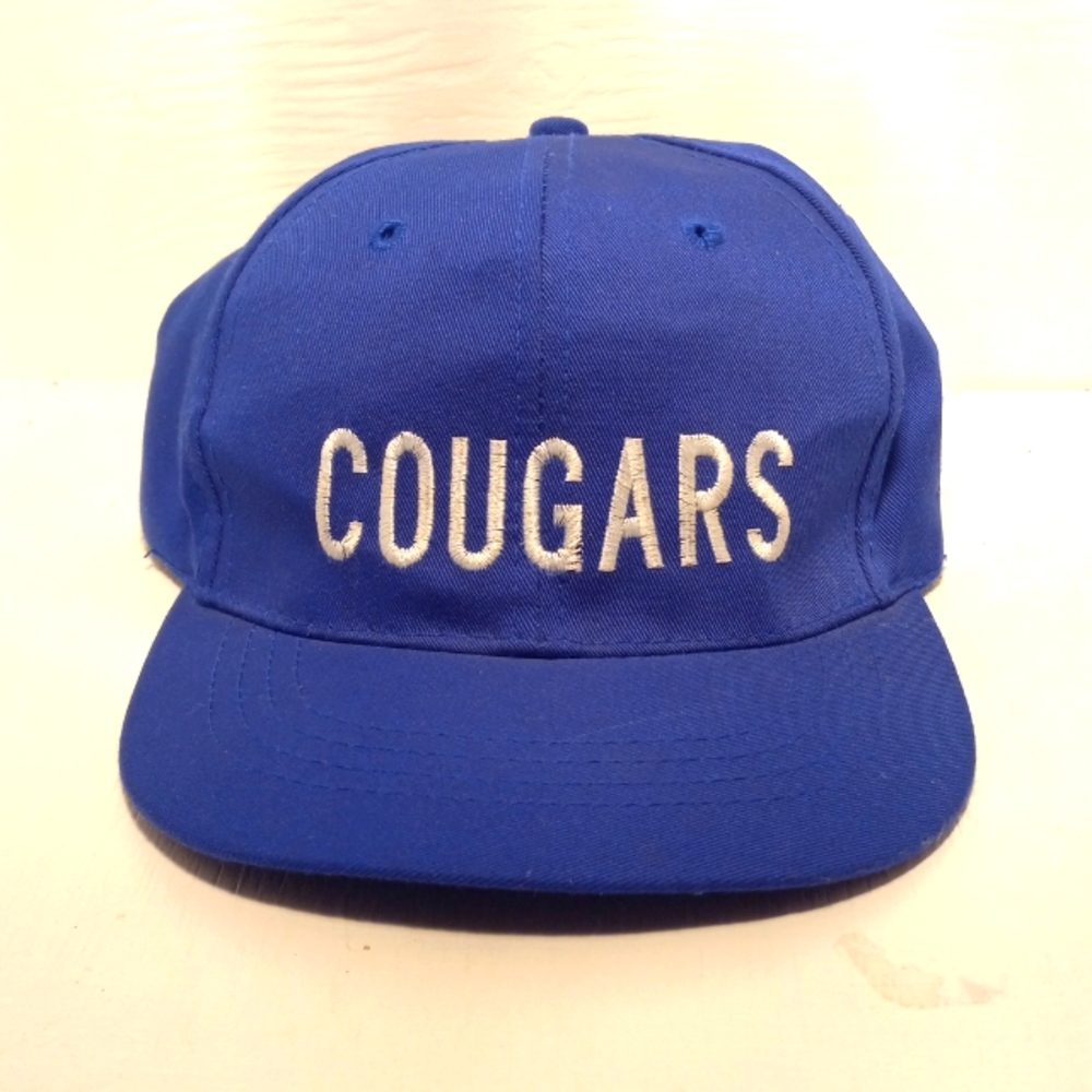 COUGARS BLUE AND WHITE ,OTTO CAP, CONRAD, SNAPBACK BALLCAP, BLUE & WHITE